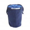 Bac à linge HWC-C34, Sac à linge avec cordon de serrage, poignée 55x39cm 65l - bleu