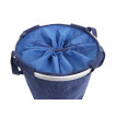 Bac à linge HWC-C34, Sac à linge avec cordon de serrage, poignée 55x39cm 65l - bleu
