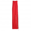 Housse de protection HWC pour parasol jusqu'à 4 m, housse avec fermeture éclair - rouge