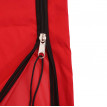 Housse de protection HWC pour parasol jusqu'à 4 m, housse avec fermeture éclair - rouge