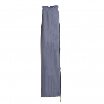 Housse de protection HWC pour parasol jusqu'à 4 m, housse avec fermeture éclair - bleu