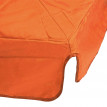 Toile pour parasol de luxe HWC-A96 avec rabat 3x3m (Ø4,24m) polyester 3kg - terre cuite