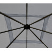 Toit de remplacement pour toit pergola pavillon Cadiz 4x4m - gris clair