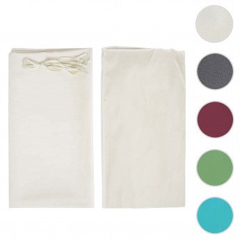 Couverture de remplacement pour toit de pergola Baia 4x4m - bordeaux