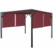 Couverture de remplacement pour toit de pergola Baia 4x4m - bordeaux