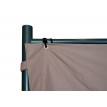 Jeu de 4 parois latérales pour pergola HWC-A22, parois latérales de remplacement, 3x3m polyester - taupe