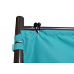 Jeu de 4 parois latérales pour pergola HWC-A22, parois latérales de remplacement 3x3m polyester - turquoise