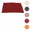 Toile pour parasol hotte de circulation HWC-A39, remplacement, 3x3m (Ø4,24m) polyester 2,8kg - bordeaux