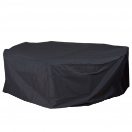 Housse HWC-J41, bâche de protection, ensemble de mobilier de jardin extérieur, anthracite - rond Ø 310cm