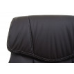 Chaise de bureau HWC-A71, siège de direction pivotant, simili cuir - café-brun