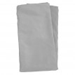 Toile pour gastronomie parasol en bois HWC-C57, carré 3x3m polyester 3kg - gris clair