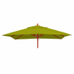 Toile pour gastronomie parasol en bois HWC-C57, carré 3x3m polyester 3kg - vert-lemon