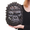 Crâne déco HWC-H41, trophée de tête en polyrésine, intérieur/extérieur - tête de gorille 34cm