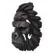 Crâne déco HWC-H41, trophée de tête en polyrésine, intérieur/extérieur - tête de gorille 34cm