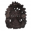 Crâne déco HWC-H41, trophée de tête en polyrésine, intérieur/extérieur - tête de gorille 34cm