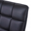 Chaise de salle à  manger HWC-C41, chaise de cuisine, pivotante et réglable en hauteur, similicuir - noir