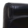Tabouret de bar HWC-C33, tabouret de comptoir, bois - brun, pieds foncés, cuir