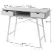 Table console HWC-E92, table de rangement table d'appoint, structure 3D 100x40cm - noir