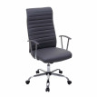 Chaise de bureau Cagliari, chaise pivotante, chaise de bureau, chaise de direction, cuir synthétique - gris