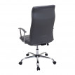 Chaise de bureau Cagliari, chaise pivotante, chaise de bureau, chaise de direction, cuir synthétique - gris
