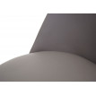 2x chaise de salle à manger HWC-H28, chaise de cuisine, métal - couleur taupe, pieds dorés, similicuir