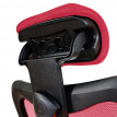 Chaise de bureau professionnelle Atlanta, chaise de direction, pivotante, similicuir - rouge