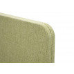 Paroi de séparation acoustique HWC-G75, Protection visuelle pour bureau, panneau, tissu - 65x60cm, vert