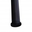 Banc HWC-H10b, salle à manger, bois d'orme, design industriel,120x35cm,certifié FSC- noir-marron