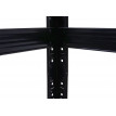 Etagère robuste HWC-E33, pour rangement,acier,charge maximale 875 kg, 5 étagères - noir 200x120x60cm