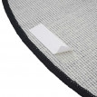 Lot de 15 tapis pour marches d'escalier HWC-G49,protection d'escalier,65x25cm-semi-circulaire,noir-anthracite