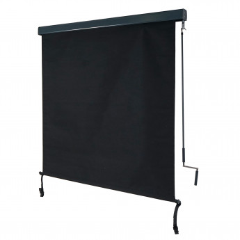 Store enrouleur vertical HWC-F42, store extérieur, Protection anti-UV 50 - 250x140 cm, anthracite