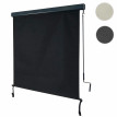 Store enrouleur vertical HWC-F42, store extérieur, Protection anti-UV 50 - 250x140 cm, anthracite