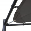Enveloppe de rechange pour toit de pergola HWC-A41, 3x3m polyester - anthracite