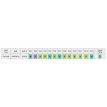 Enveloppe de rechange pour toit de pergola HWC-A41, 4x4m polyester - vert