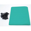 Enveloppe de rechange pour toit de pergola HWC-A41, 4x4m polyester - turquoise