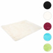 Tapis HWC-F69, shaggy, épais, poil long, tissu/textile, cotonneux, doux, 230x160cm - crème