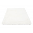 Tapis HWC-F69, Shaggy tapis à poils longs, tissu/textile doux et moelleux 230x160cm - blanc