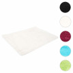 Tapis HWC-F69, Shaggy tapis à poils longs, tissu/textile doux et moelleux 230x160cm - blanc