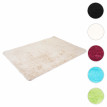 Tapis HWC-F69, shaggy, épais, poil long, tissu/textile, cotonneux, doux, 230x160cm - marron clair
