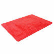 Tapis HWC-F69, shaggy, épais, poil long, tissu/textile, cotonneux, doux, 230x160cm - rouge
