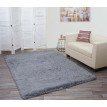 Tapis HWC-F69, shaggy, épais, poil long, tissu/textile, cotonneux, doux, 230x160cm - gris