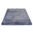 Tapis HWC-F69, shaggy, épais, poil long, tissu/textile, cotonneux, doux, 230x160cm - gris