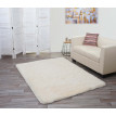Tapis HWC-F69, shaggy, épais, poil long, tissu/textile, cotonneux, doux, 200x140cm - crème