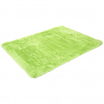 Tapis HWC-F69, Shaggy tapis à poils longs, tissu/textile doux et moelleux 200x140cm - vert clair