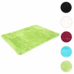 Tapis HWC-F69, Shaggy tapis à poils longs, tissu/textile doux et moelleux 200x140cm - vert clair