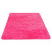 Tapis HWC-F69, shaggy, tapis de course à poils longs, tissu/textile doux et moelleux 160x120cm - pink