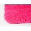 Tapis HWC-F69, shaggy, tapis de course à poils longs, tissu/textile doux et moelleux 160x120cm - pink