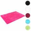 Tapis HWC-F69, shaggy, tapis de course à poils longs, tissu/textile doux et moelleux 160x120cm - pink