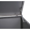 Enveloppement pour poubelle HWC-E83, box pour poubelle, revêtement, combinable, 120l - acier affiné