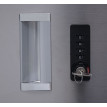 Enveloppement pour poubelle HWC-E83, box pour poubelle, revêtement, combinable, 120l - acier affiné